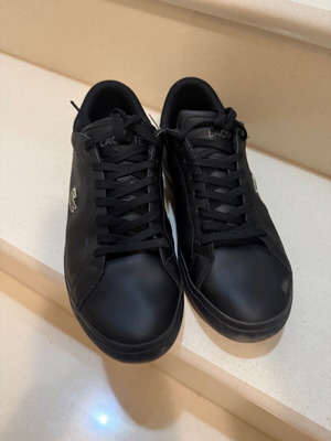 Lacoste casual shoes size 42 used, black