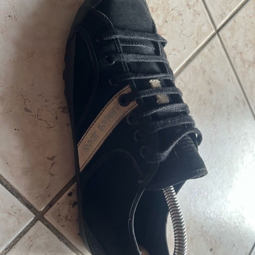 Armani Jeans leather sports shoes new, size 41, black