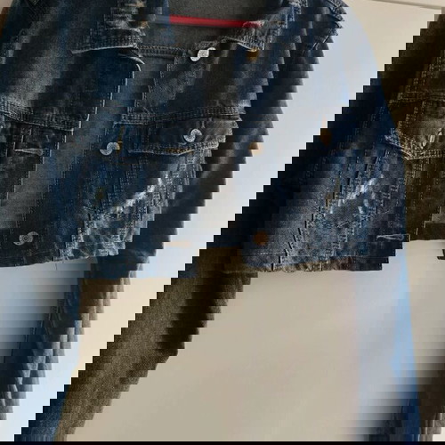 Κοντό τζιν τζάκετ μεταχειρισμένο, μέγεθος L