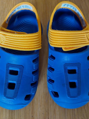 Παιδικά πέδιλα Adidas Zsandal I μεταχειρισμένα, νούμερο 21, μπλε