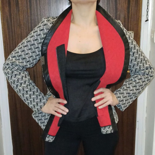 Pennyblack women's jacket like new, size M, black and white