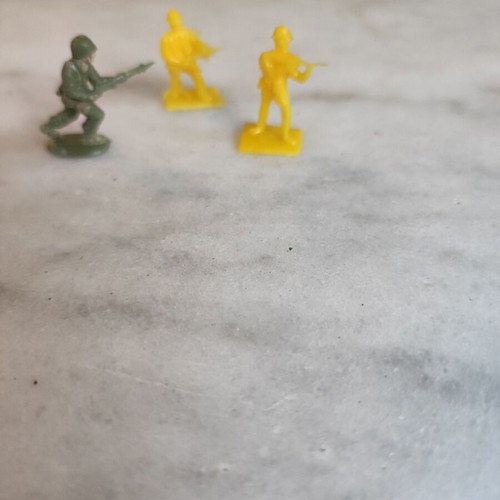 Solpa plastic soldier figures used, Greek made