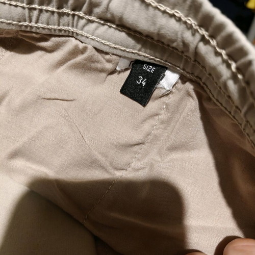 Rebase chino elastic regular fit new, size 42, beige