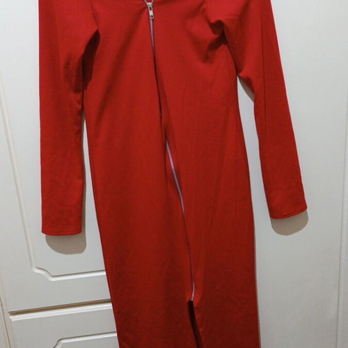 Elastic dress like new, red, size S