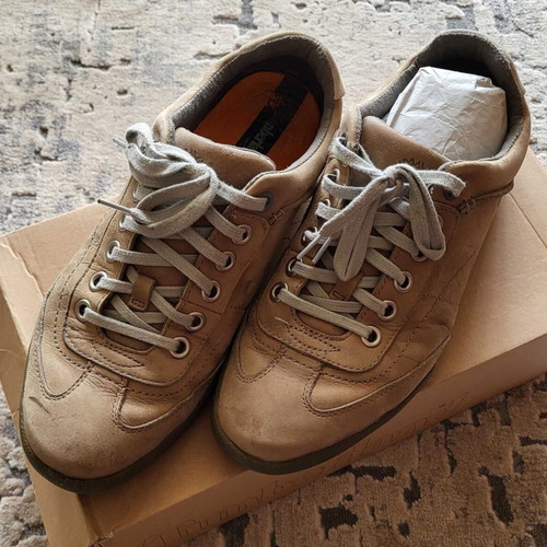 Timberland leather sneakers used, size 43.5, beige