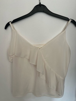 Λευκό τοπ H&M σαν καινούργιο, μέγεθος XS