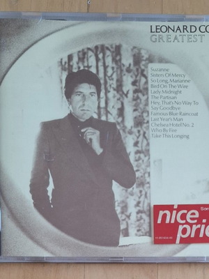 Leonard Cohen Greatest Hits CD, συλλογή φολκ ροκ