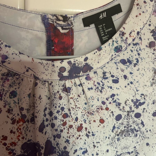 H&M dress like new, multicolored, size XS
