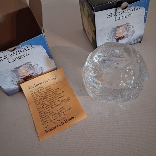 Kosta Boda candle holder new