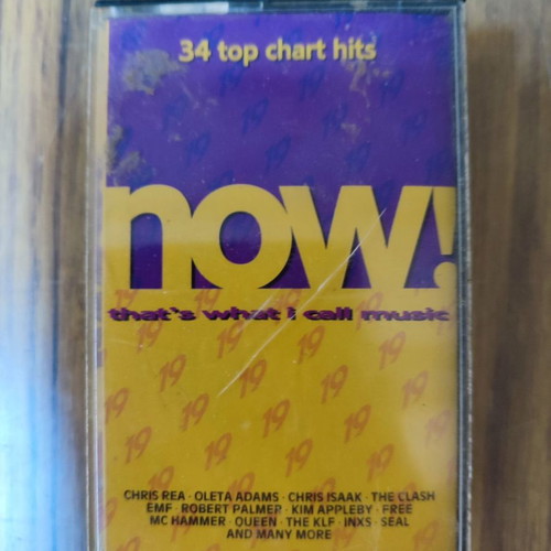 Now That's What I Call Music! 19 cassette tapes used, 2 pieces 1991