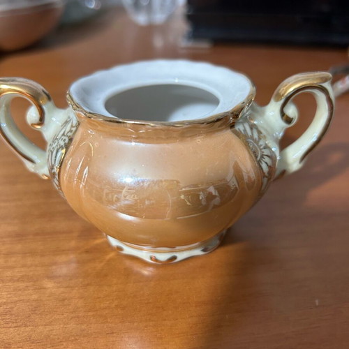 Vintage sugar bowl Schumann Arzberg porcelain, new