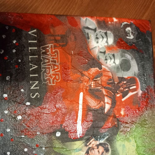 Star Wars canvas wall art handmade 30×20cm like new