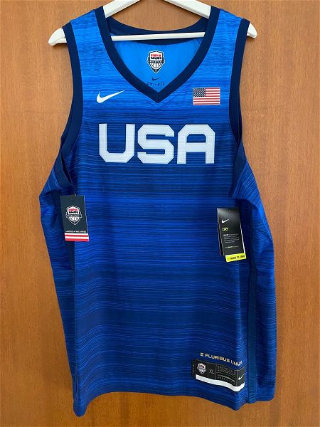  fanela - emfanisi Basket Team USA Nike Road ameriki megethos XL Basketball Limited Edition