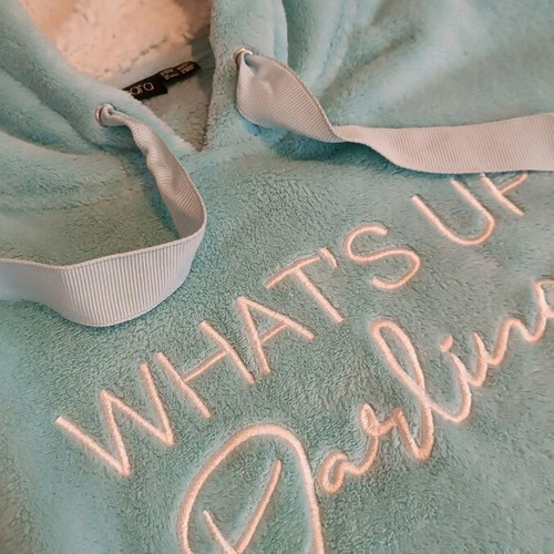 Esmara fluffy sweatshirt like new, blue, size S