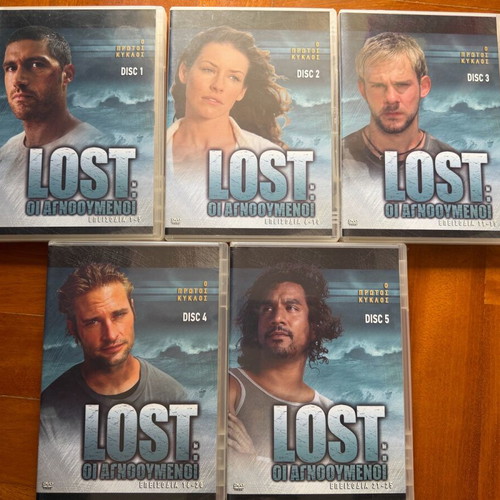 Lost Season 1 DVD like new with Greek subtitles