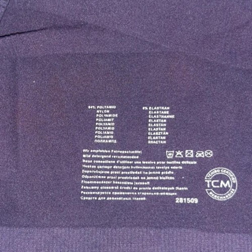 Elastic sports short-sleeve top new, unworn purple