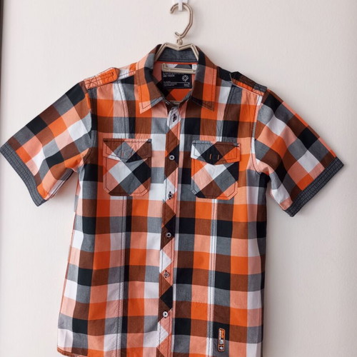 C&A Boys' Checked Shirt Size 158-164 Like New