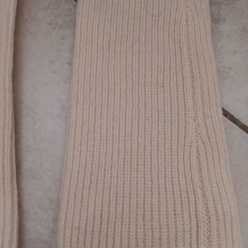 Leg warmers used, beige