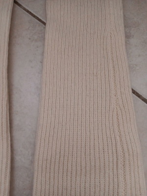 Leg warmers used, beige