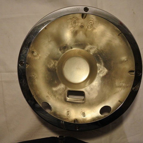 Hella Chrome Luminator Shell Halogen Driving Lamp like new without glass