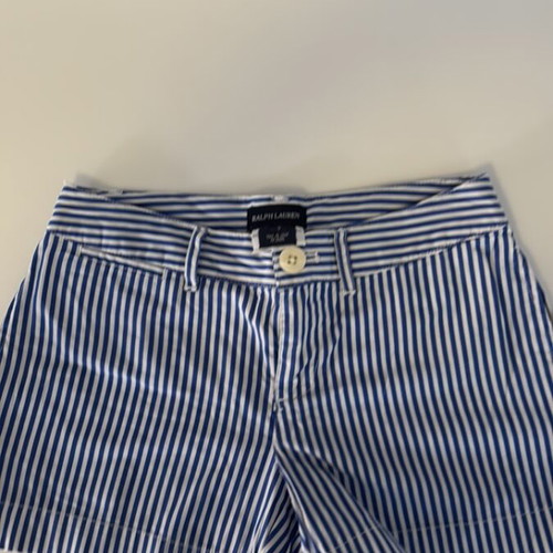 Ralph Lauren kids striped blue white shorts like new, age 7