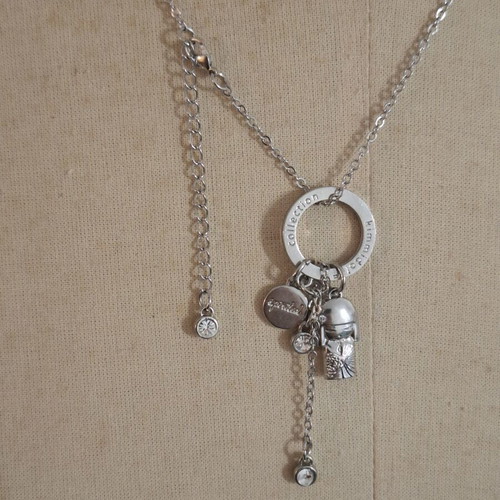 Kimmidoll Silver Pendant Necklace like new