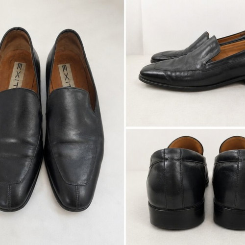 Exit women's leather loafers used, size 39, black