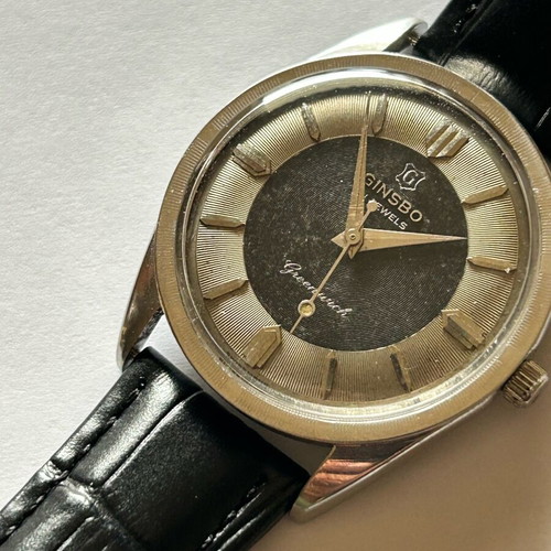 Ginsbo Greenwich wristwatch used, vintage, mechanical