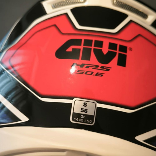 Givi H50.6 Sport helmet like new, Deep Blue/Red, size 56 small