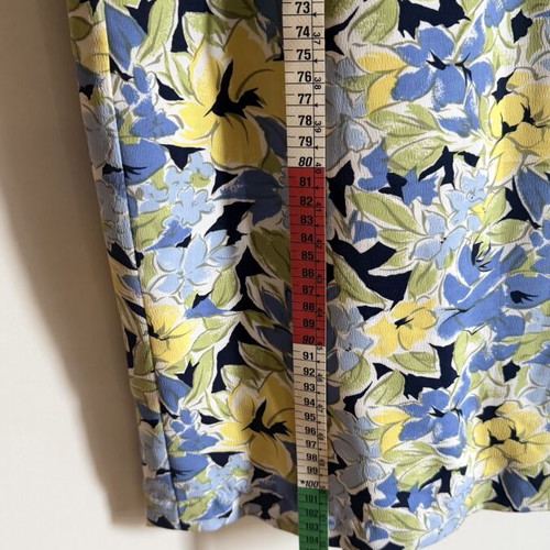 Vintage dress M-L like new, blue multicolor