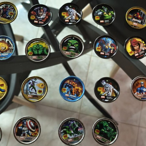 Marvel Tazos lot used