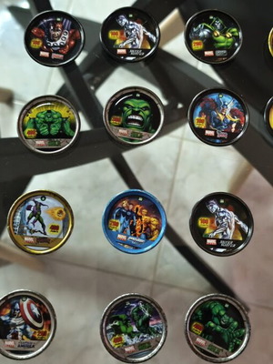 Marvel Tazos lot used