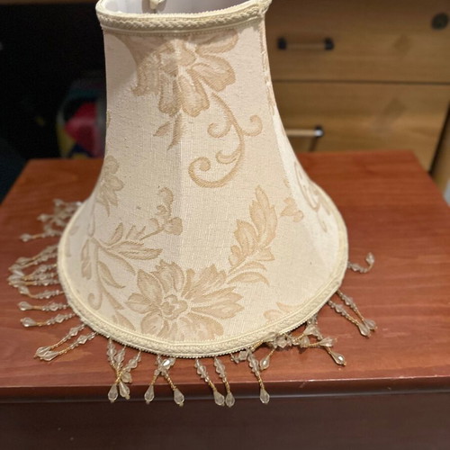 Handmade lampshade for table lamp used