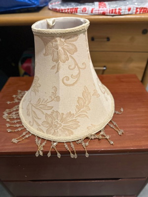 Handmade lampshade for table lamp used