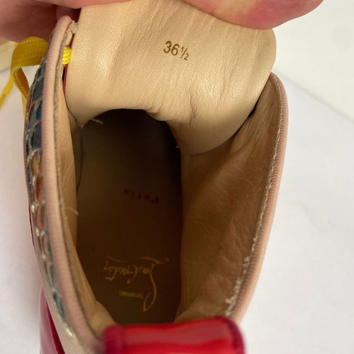 Christian Louboutin women sneakers 36.5 like new, colorful