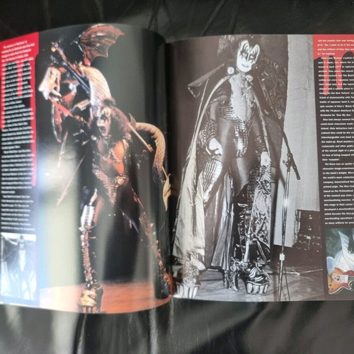 KISS Live! Book like new with poster