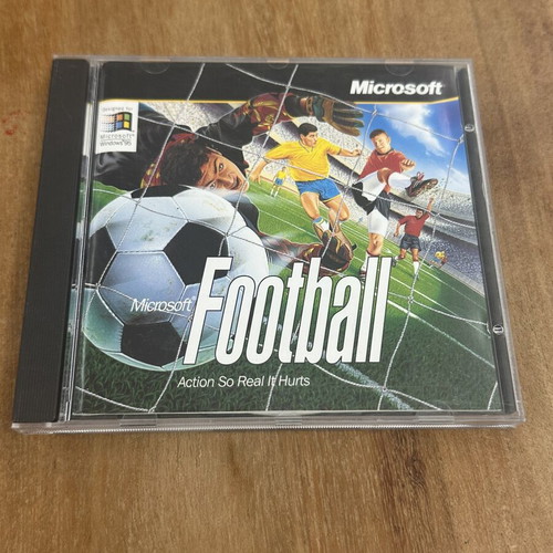 Microsoft Football PC game used, original Windows 95 CD-ROM