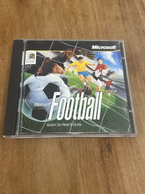 Microsoft Football PC game used, original Windows 95 CD-ROM