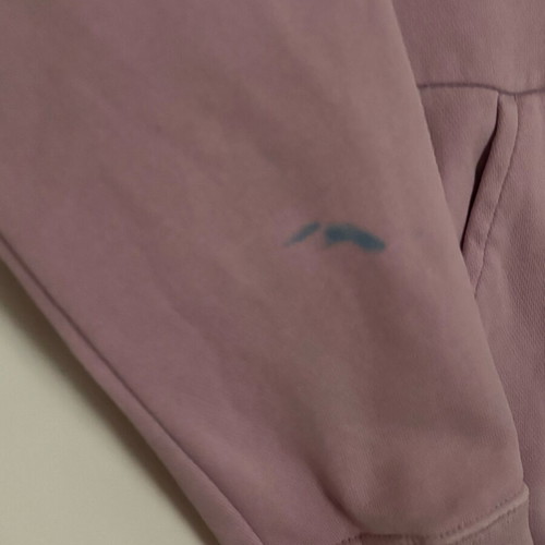 Nike zip-up hoodie used, pink, size 140 cm
