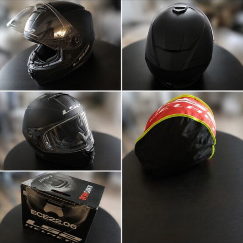 LS2 FF800 Storm II Full Face Helmet Matt Black size Medium like new