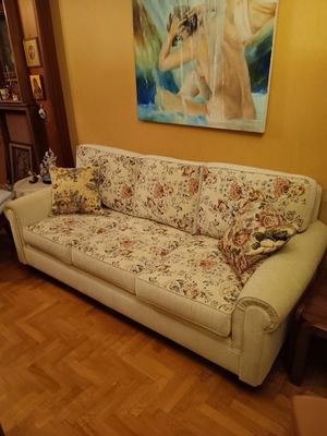 Καναπές τριθέσιος 200x90x90 εκ. σαν καινούργιος