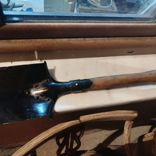 Military Trench Shovel WW1 used, Austrian production