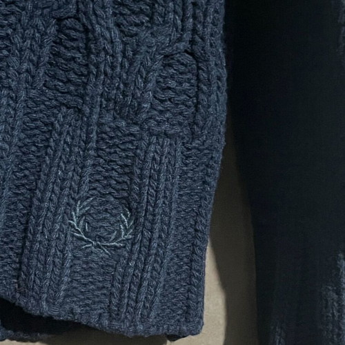 Fred Perry cardigan men’s XL like new, dark blue