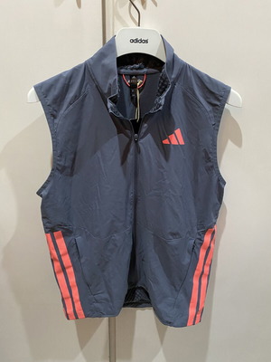 Adidas Adizero Vest new, gray and red, size M