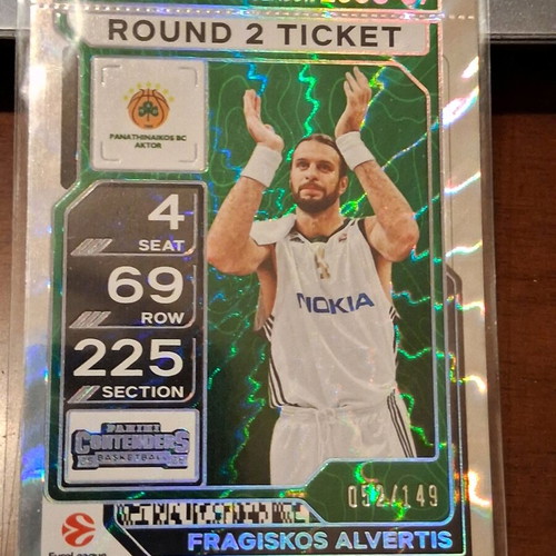 2025-26 Panini Contenders Euroleague Fragiskos Alvertis holo used