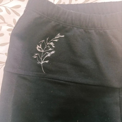 Dance pants new black elastic size S