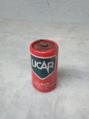 Ucar D size battery vintage collectible from 1980 used