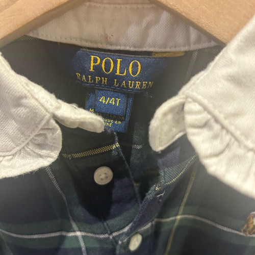 Ralph Lauren dress with belt for 4-year-old girl like new