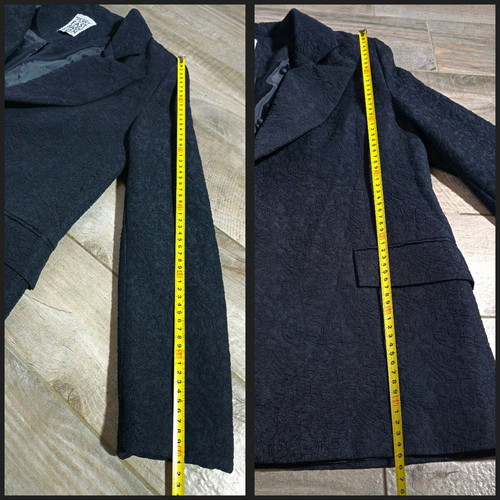 Quality black lightweight jacket 80% viscose like new, size S/M
