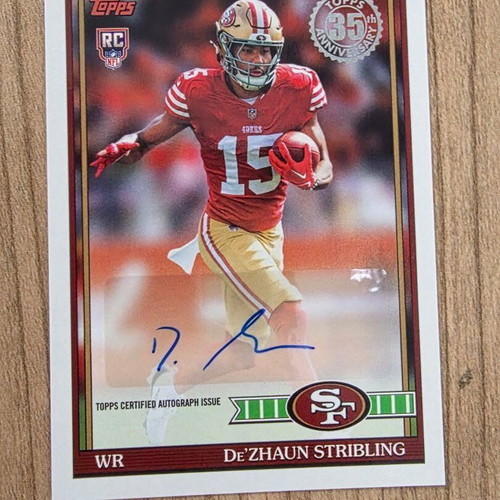 De'Zhaun Stribling RC 2026 Topps Flagship San Francisco 35th autograph